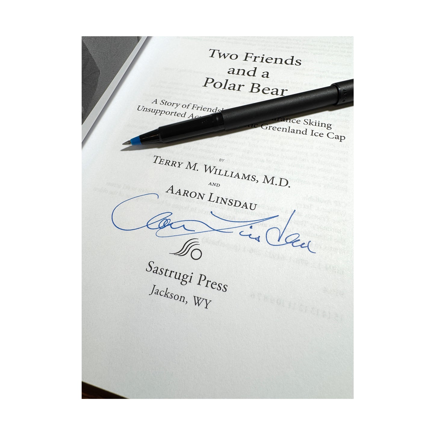 Signed Copy — Two Friends And A Polar Bear — Paperback